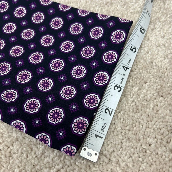 Banana Republic Factory Dress Womens Size 12 Purple Black Shift Dress Ladies - Picture 10 of 14